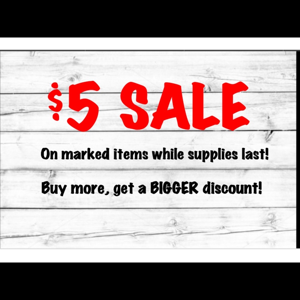 $5 SALE